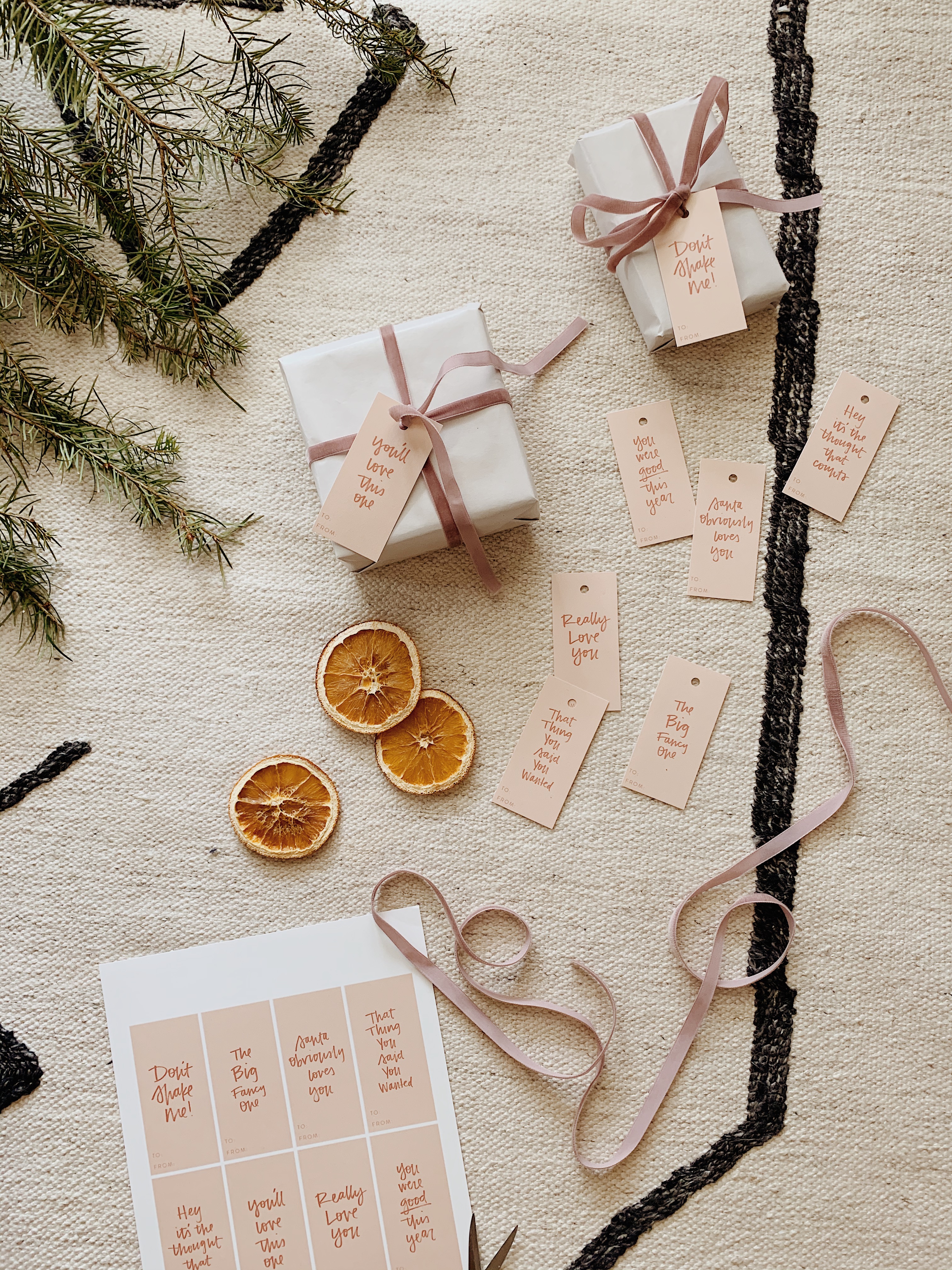 printable holiday gift tags – almost makes perfect