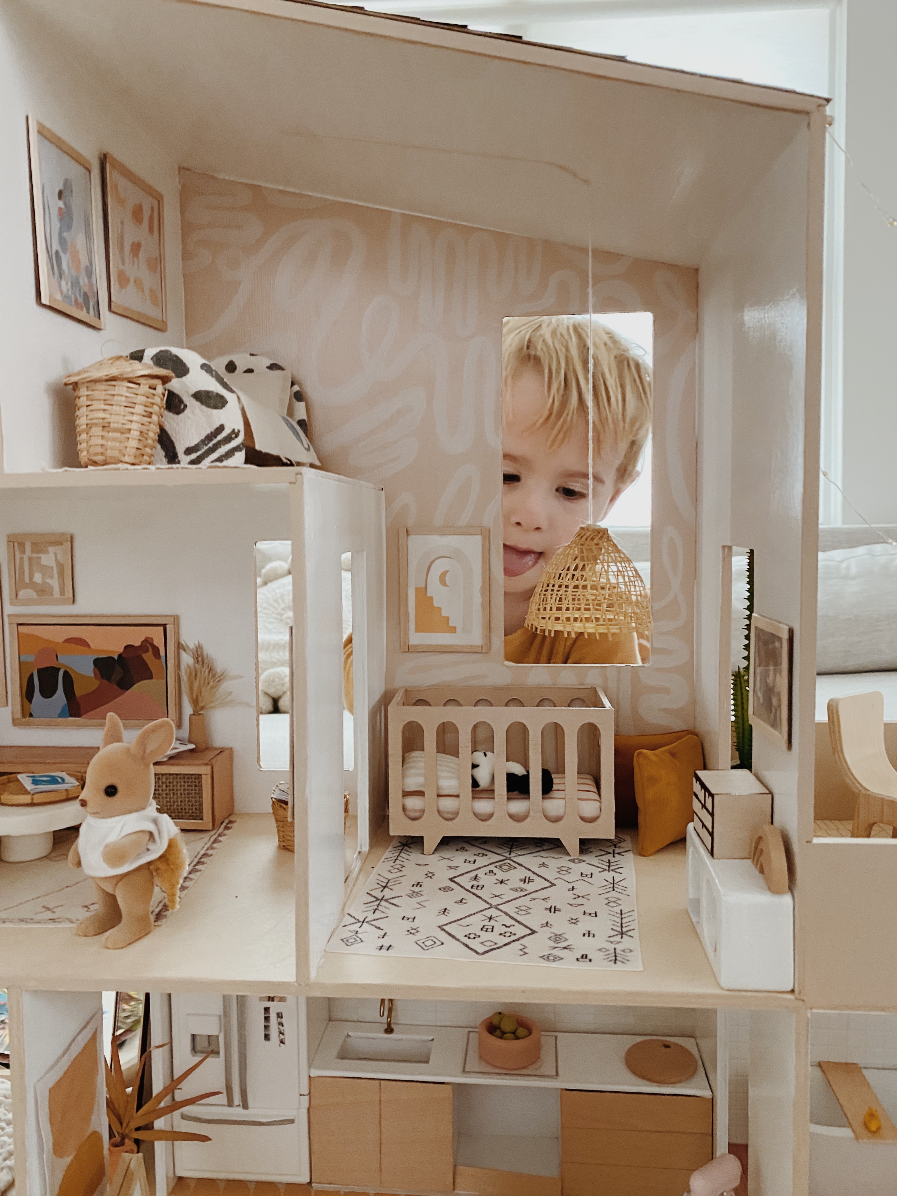 Des idées pour fabriquer une maison de poupée soi même - Marie Claire