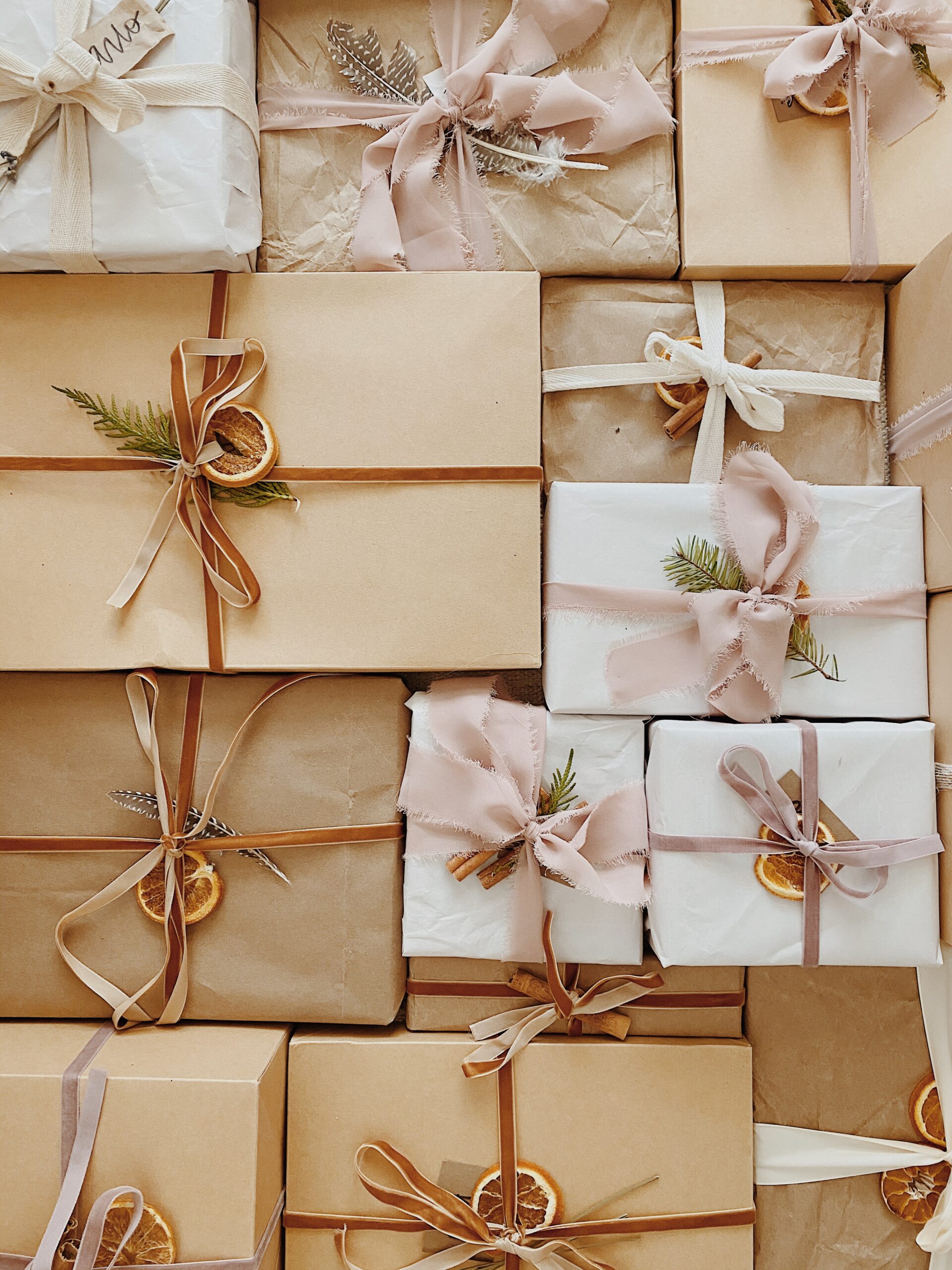 basically* zero waste gift wrapping ideas – almost makes perfect