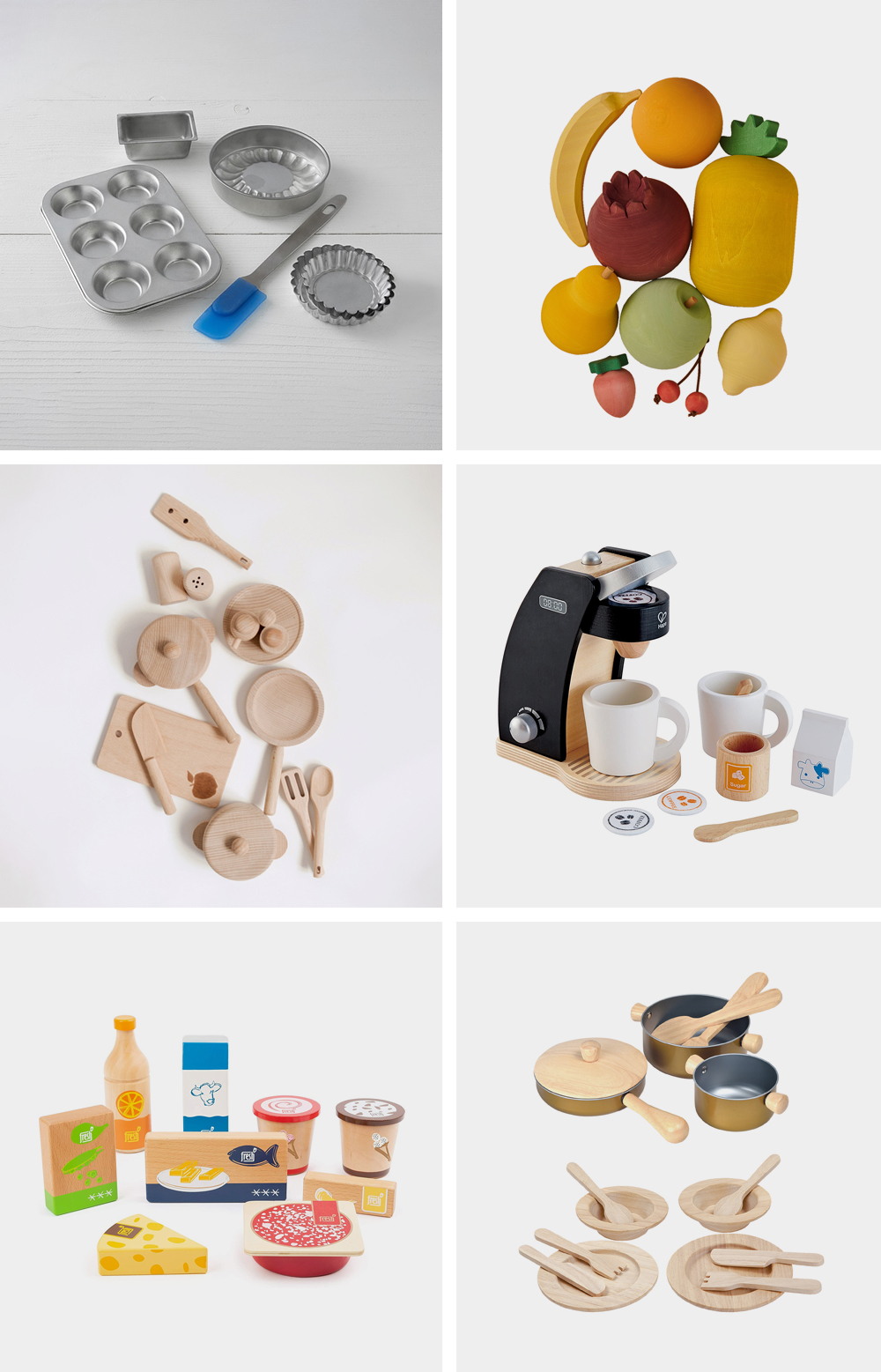 Metal Baking Set, Toy Kitchen Accessories
