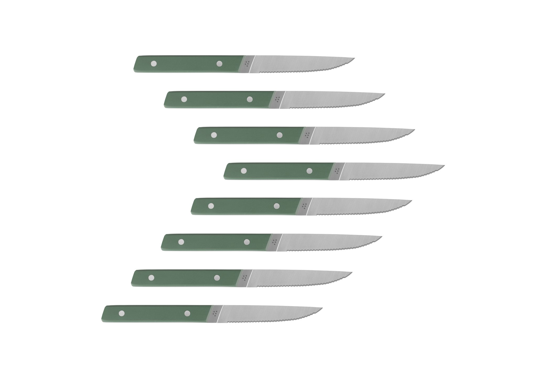 Unimoety Green Craft Kitchen Knives Set of 3, Non Stick 10.8 Professional  Chef Knife, Graffiti Aesthetic 10.5 Carving Steak Knife, 8.2-IN Paring