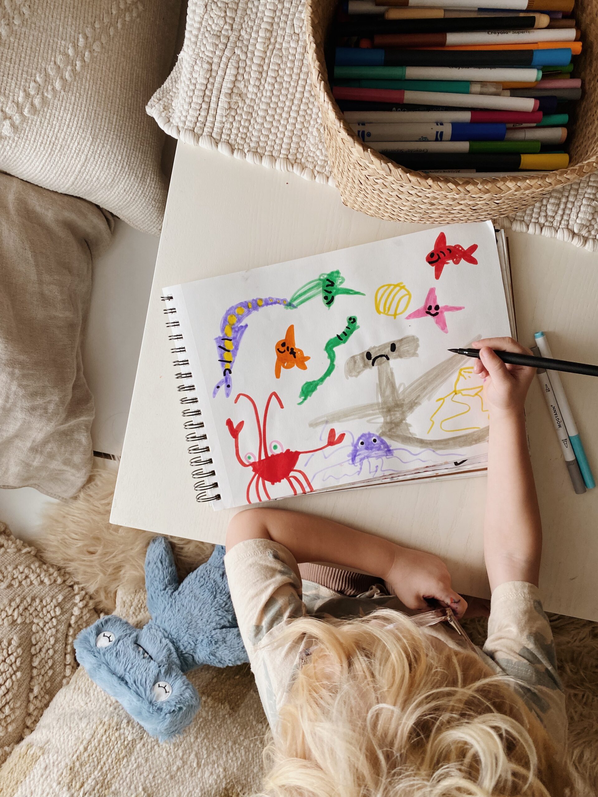 Sketchbooks and Little Kids - The Sweeter Side of Mommyhood