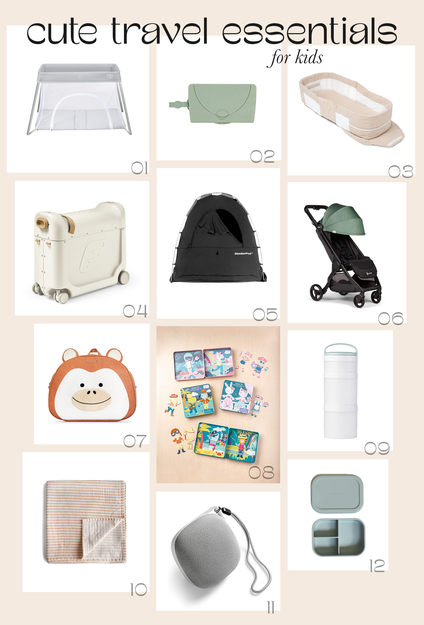 cute travel essentials for kids – almost makes perfect