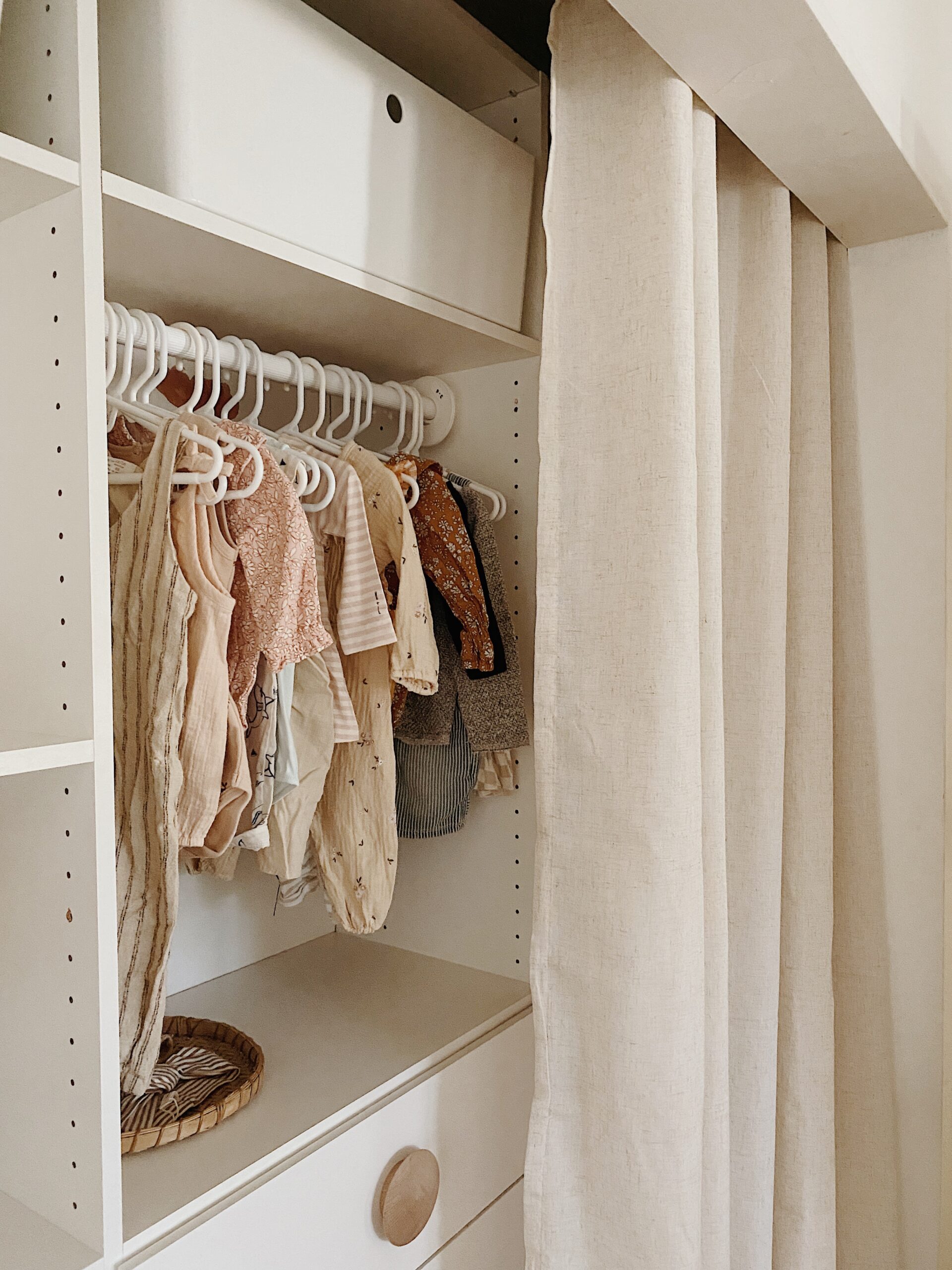 the nursery closet – almost makes perfect