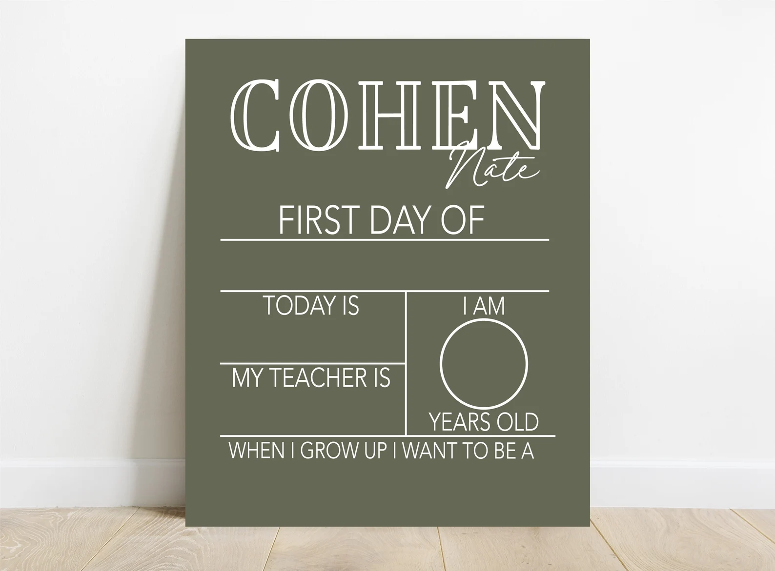 cute first day of school signs – almost makes perfect