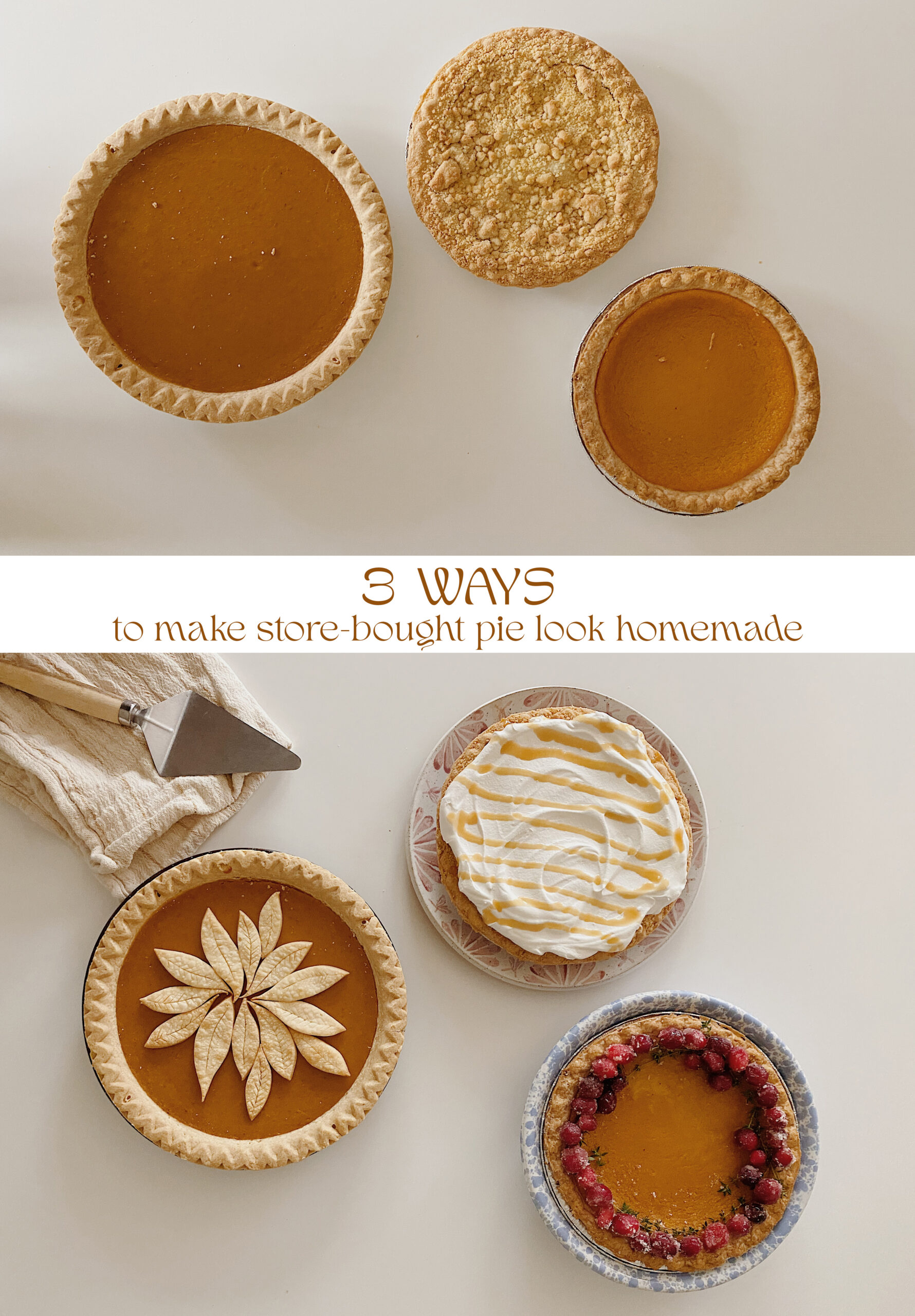 3 ways to make store-bought pie look homemade – almost makes perfect