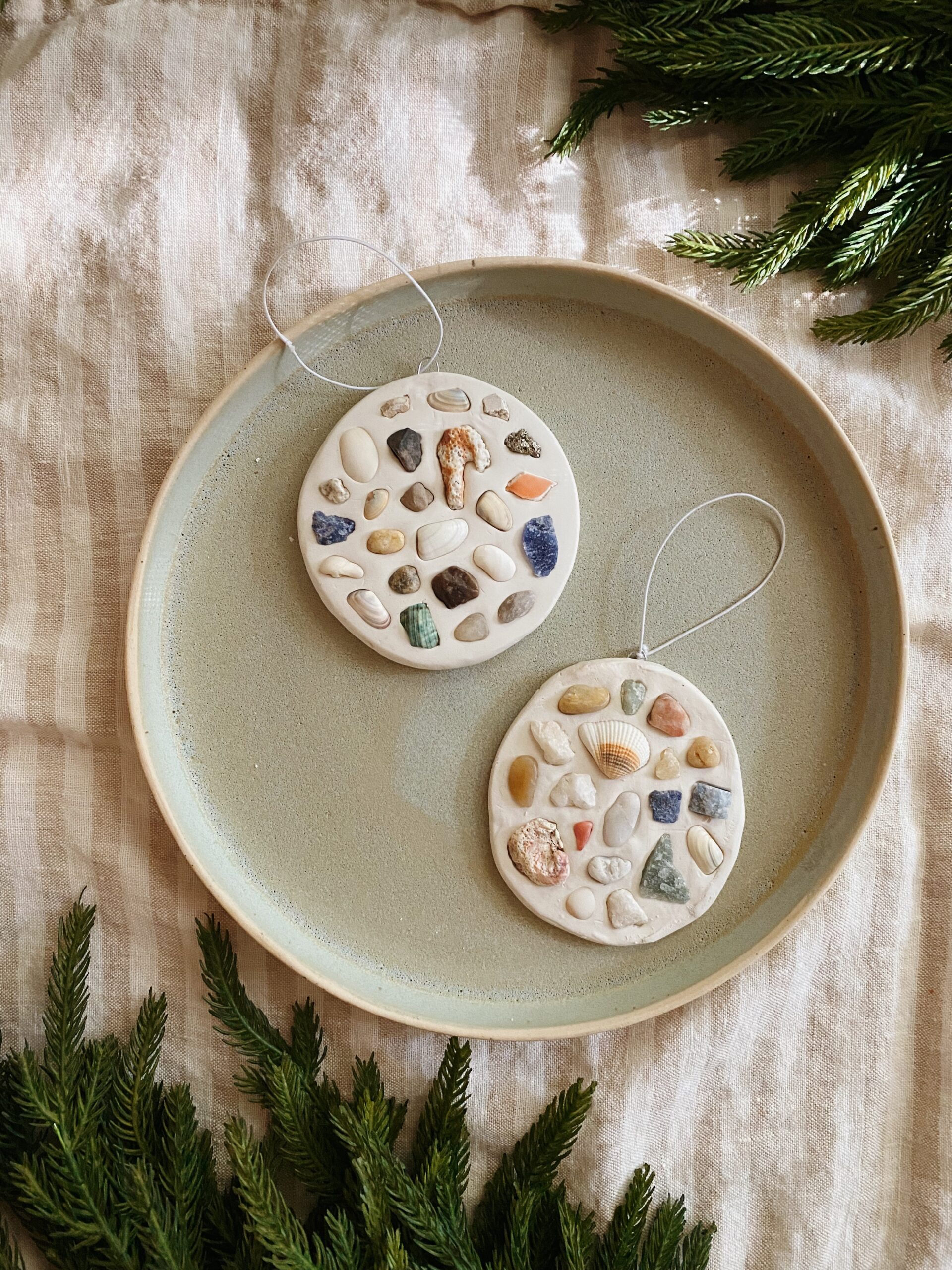 How to Make Botanical-Inspired Air-Dry Clay Coasters