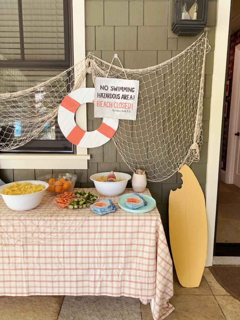 arlos 6th jaws themed birthday party – almost makes perfect