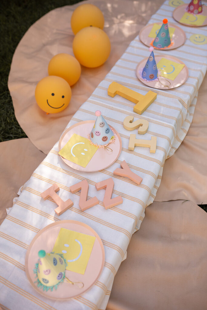 izzy's 1st smiley themed birthday – almost makes perfect