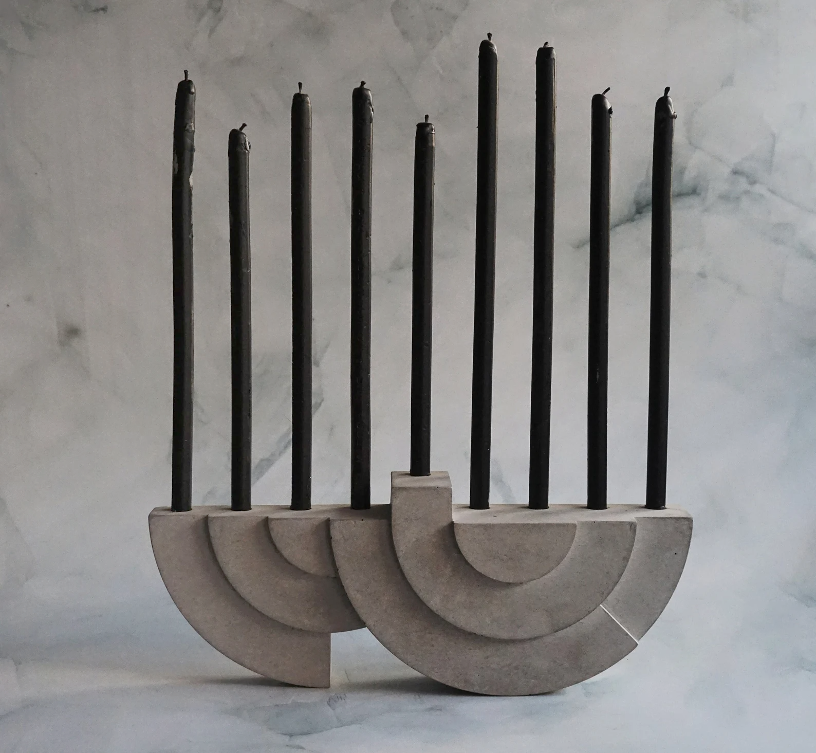 modern menorahs – almost makes perfect