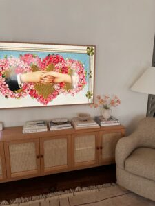 valentines frame tv art