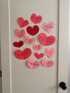 a valentine’s day love door