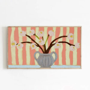 beautiful frame tv art for spring