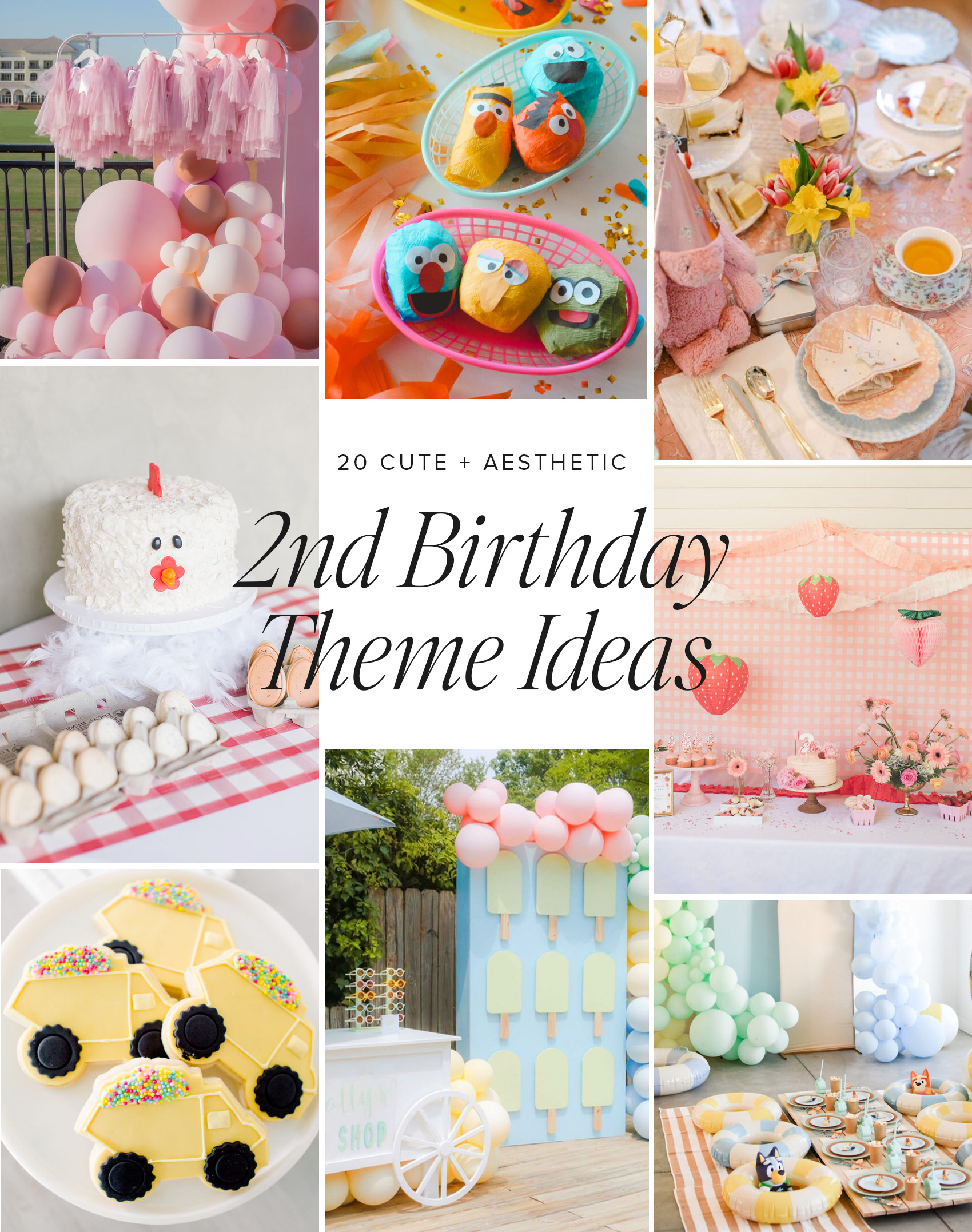 20 cute ideas for 2nd birthday party themes – almost makes perfect