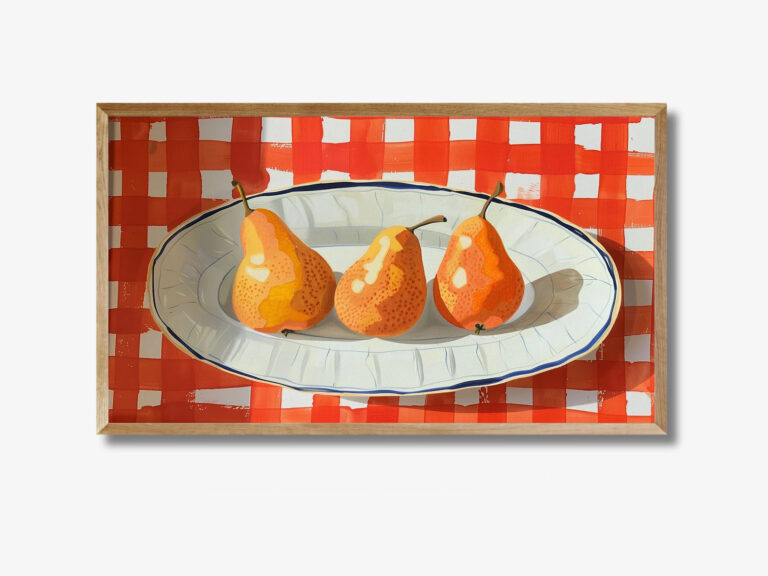 beautiful frame tv art for summer