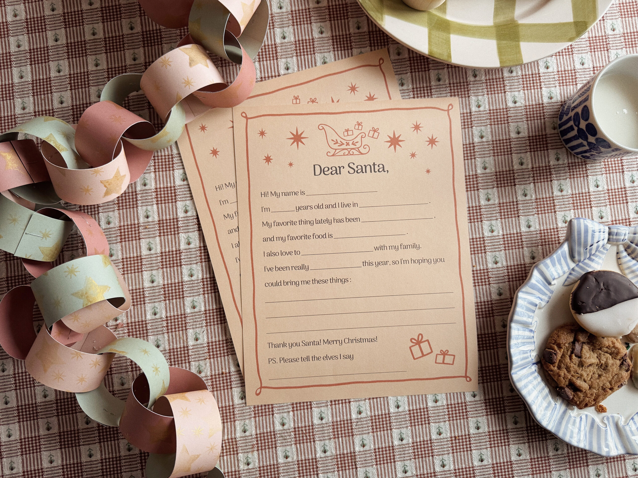 printable letter to santa